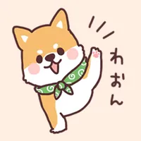 fluffy fat dog icon