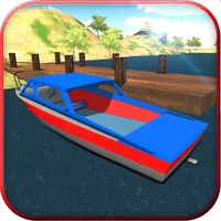 Real Police Boat Parking Simulator Game 3d icon