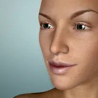 Face Model -posable human head icon