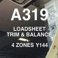 A319 LOADSHEET T&B 144 4z PAX icon