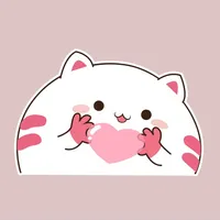 Cute Chubby Kitten Stickers icon