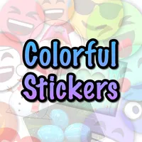 Colorful Stickers and Emoji icon