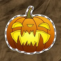 Jack-o'-lantern stickers icon