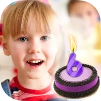 Happy birthday candle icon