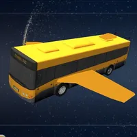 Real School Bus Flying icon