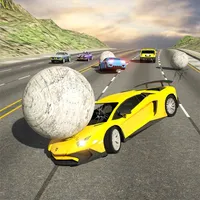 Rolling Ball Car Crash Racing icon