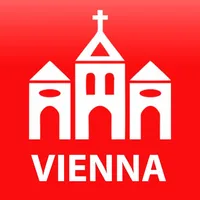 Vienna travel map guide 2020 icon