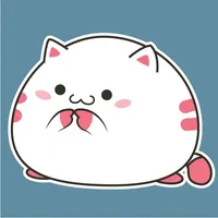 Chubby Kitten Animated Sticker icon