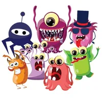 Cute Monster Animated Stickers icon