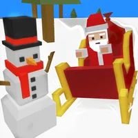 Xmas Santa Mad Sleigh Run icon