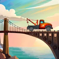 Rope Bridge Racer Car Games icon