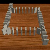 3D Dominoes Toppling icon