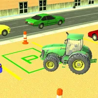 Modern Parking Tractor Games icon