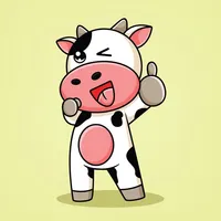 Animated Moody Cow icon