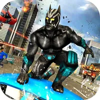 Panther Superhero City Battle icon