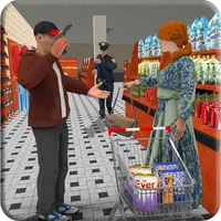 Supermarket Robbery Crime icon