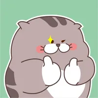 Chubby Cat Animated Stickers icon