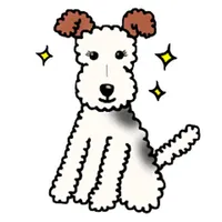 The Wire Fox Terrier Dog Emoji icon