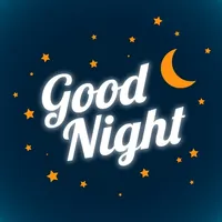 Good Night Typography Stickers icon