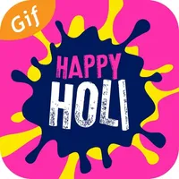 Holi GiF Collection & Cards icon