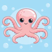 Adorable Octopus Stickers icon