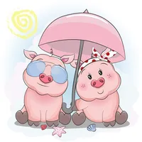 Adorable Piggy Pig icon