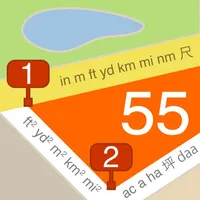 Planimeter 55. Measure on map. icon