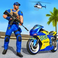 Police Bike Gangster Chase 3D icon