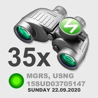 BINOCULARS  35X GPS STAMP icon