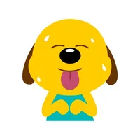 Yellow Dog Animated Stickers icon