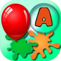 Sandbox coloring ballons icon