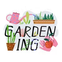 Watercolor Gardening Sticker icon