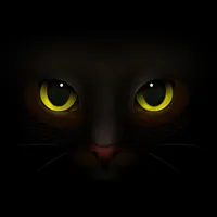 Animated Black Catmoji GIF icon