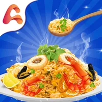 Seafood Paella Spanish Cuisine icon