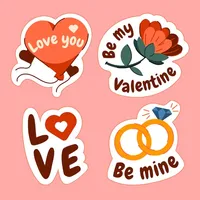 love you stickers icon