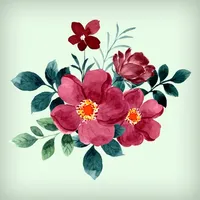 Watercolor Bouquets Stickers icon