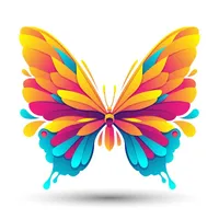 Glossy Butterflies Stickers icon