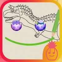 Dino line Draw - Drawing Game icon