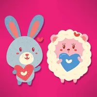 Sheep & Bunny Stickers! icon