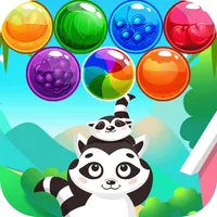 Raccoon Bubble-Colorful Puzzle icon