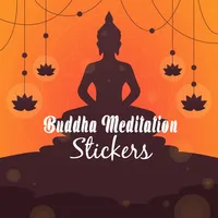 Buddha Meditation Stickers icon