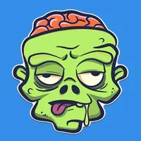 Zombie Emoji Stickers for text icon