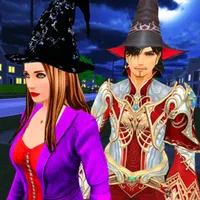 Halloween Witch and Wizard icon