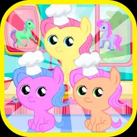 My birthday pony little cake icon