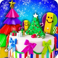 Trendy Rainbow Christmas Party icon