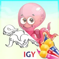 كتاب التلوين الحروف الإنجليزية icon