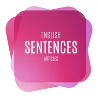 English articles in sentences icon