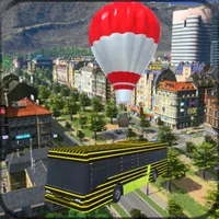 Flying Air Balloon Bus icon