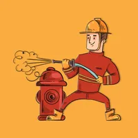 Hero Firefighter Stickers icon