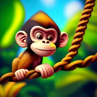 Monkey Hook: Jungle Swing Fun icon